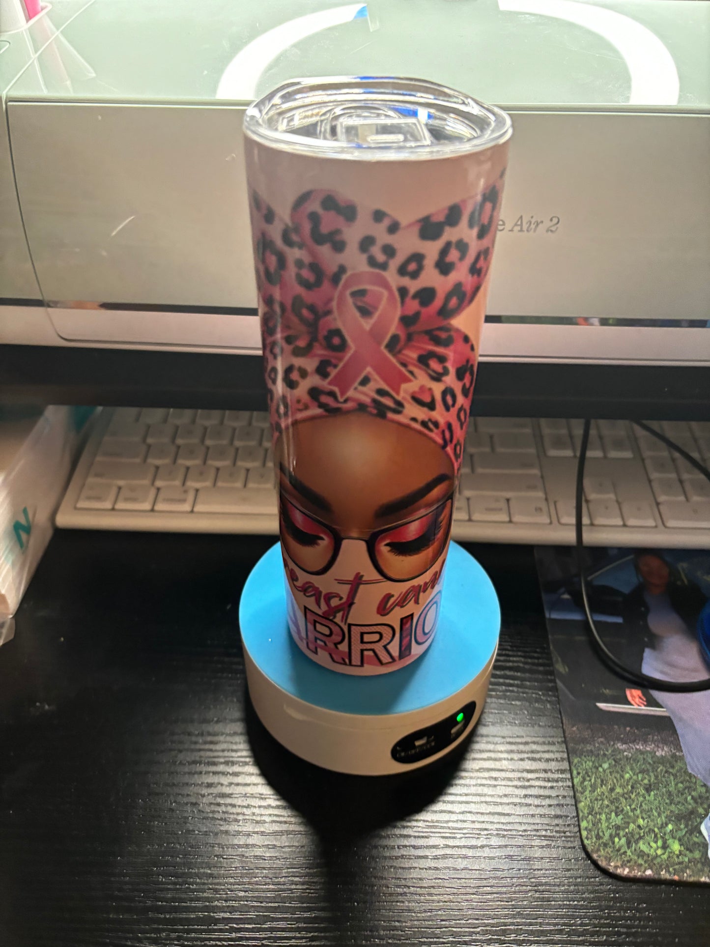 Breast Cancer Awareness tumbler